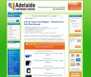 Adelaide Cartridge, Shopping Cart