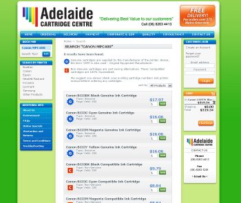 Adelaide Cartridge, Shopping Cart