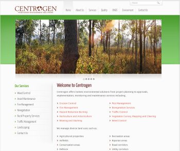 Centrogen, Responsive Web Design, Home