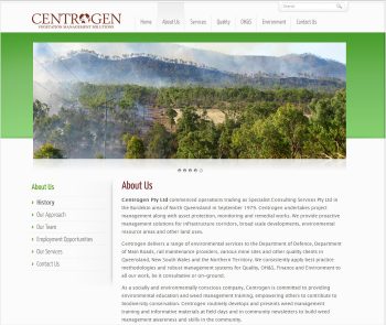 Centrogen, Responsive Web Design, About Us