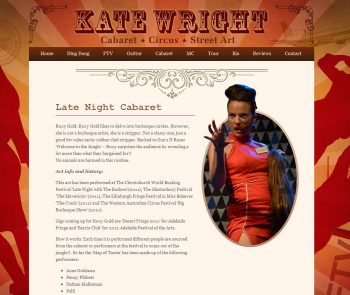 Kate Wright -Web Design