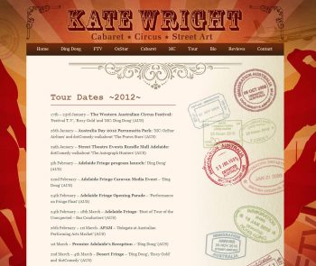 Kate Wright -Web Design